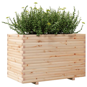 vidaXL Garden Planter 110x60x72 cm Solid Wood Pine