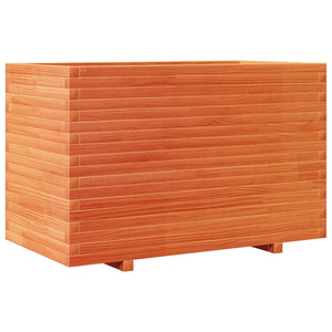 vidaXL Garden Planter Wax Brown 110x60x72 cm Solid Wood Pine