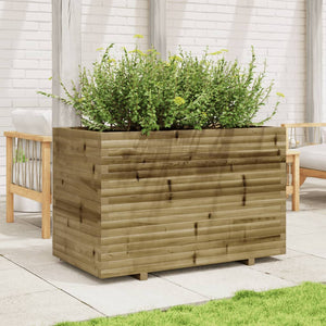 vidaXL Garden Planter 110x60x72 cm Impregnated Wood Pine