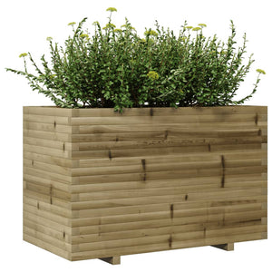 vidaXL Garden Planter 110x60x72 cm Impregnated Wood Pine