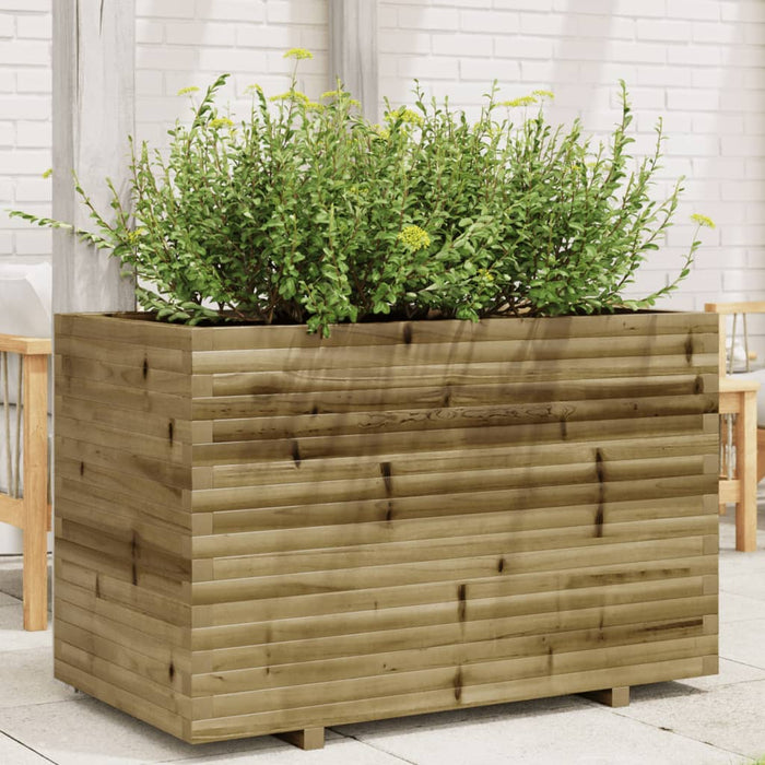 vidaXL Garden Planter 110x60x72 cm Impregnated Wood Pine