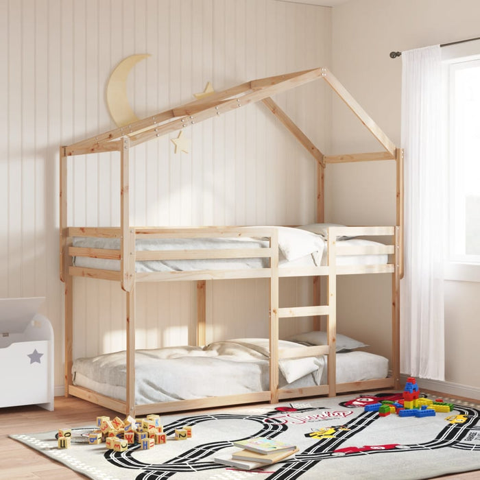 vidaXL Bunk Bed without Mattress 90x200 cm Solid Wood Pine