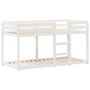 vidaXL Bunk Bed without Mattress White 80x200 cm Solid Wood Pine