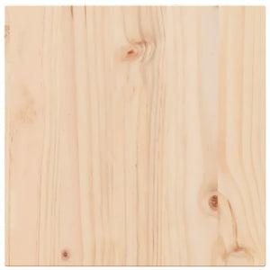 vidaXL Table Top 50x50x1.7 cm Square Solid Wood Pine