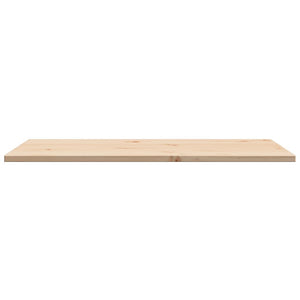 vidaXL Table Top 80x50x1.7 cm Rectangular Solid Wood Pine