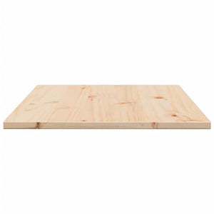 vidaXL Table Top 80x50x1.7 cm Rectangular Solid Wood Pine