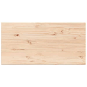 vidaXL Table Tops 4 pcs 100x50x1.7 cm Rectangular Solid Wood Pine