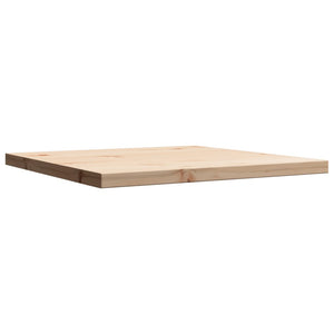 vidaXL Table Top 50x50x2.5 cm Square Solid Wood Pine