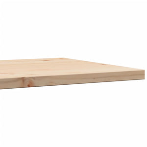 vidaXL Table Top 50x50x2.5 cm Square Solid Wood Pine