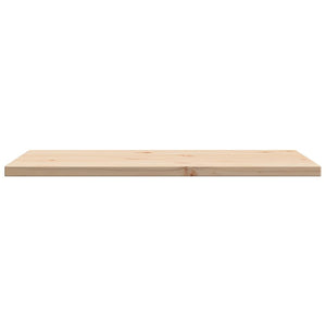 vidaXL Table Top 80x50x2.5 cm Rectangular Solid Wood Pine