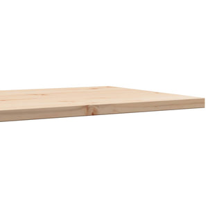 vidaXL Table Top 80x50x2.5 cm Rectangular Solid Wood Pine