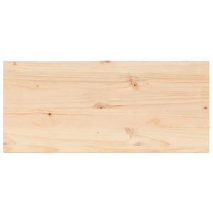 vidaXL Table Top 90x40x2.5 cm Rectangular Solid Wood Pine