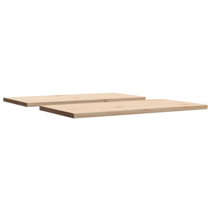 vidaXL Table Tops 2 pcs 90x45x2.5 cm Rectangular Solid Wood Pine