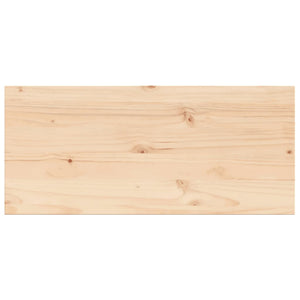 vidaXL Table Top 100x50x2.5 cm Rectangular Solid Wood Pine