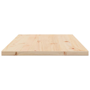 vidaXL Table Top 100x50x2.5 cm Rectangular Solid Wood Pine