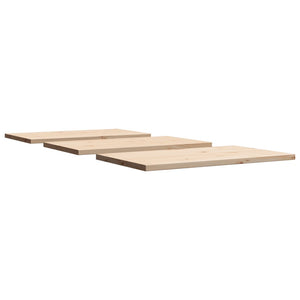 vidaXL Table Tops 3 pcs 80x47x2.5 cm Rectangular Solid Wood Pine