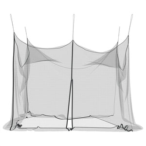 vidaXL Mosquito Net for Indoor Outdoor 156 Mesh Black 300x300x250 cm