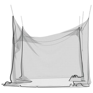 vidaXL Mosquito Net for Indoor Outdoor 156 Mesh Black 300x300x250 cm