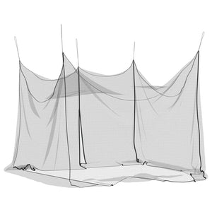 vidaXL Mosquito Net for Indoor Outdoor 156 Mesh Black 300x300x250 cm