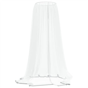 vidaXL Mosquito Net for Umbrella 220 Mesh White Φ300x230 cm