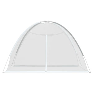 vidaXL Mosquito Net Mongolia with Doors 220 Mesh White 200x200x130 cm