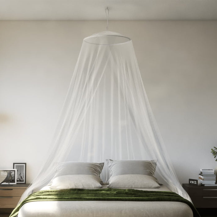 vidaXL Mosquito Net for Bed 220 Mesh White 56x56x220 cm