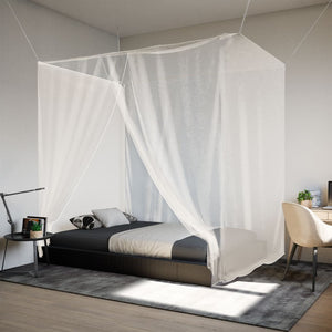 vidaXL Hanging Mosquito Net 156 Mesh White 220x100x150 cm