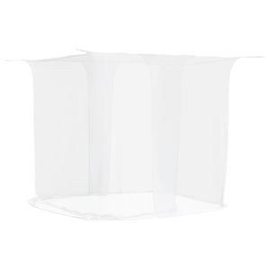 vidaXL Hanging Mosquito Net 156 Mesh White 220x100x150 cm