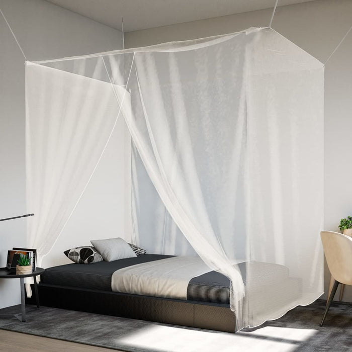 vidaXL Hanging Mosquito Net 156 Mesh White 220x100x150 cm