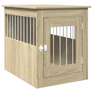 vidaXL Dog Crate Furniture Sonoma Oak 55x75x65 cm Engineered Wood