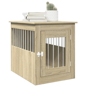 vidaXL Dog Crate Furniture Sonoma Oak 55x75x65 cm Engineered Wood