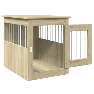 vidaXL Dog Crate Furniture Sonoma Oak 55x75x65 cm Engineered Wood