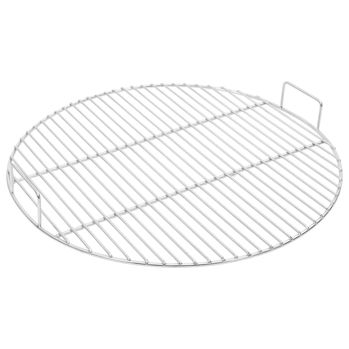 vidaXL BBQ Grill Grate with Handles Round Ø54 cm 304 Stainless Steel