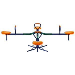 vidaXL Seesaw 4-Seater 360-Degree Rotation Steel