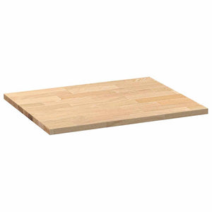 vidaXL Kitchen Worktop 80x63.5x2.7 cm Solid Wood Oak Rectangular