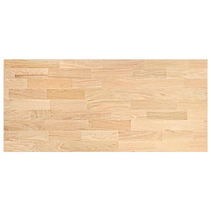 vidaXL Kitchen Worktop 140x63.5x2.7 cm Solid Wood Oak Rectangular