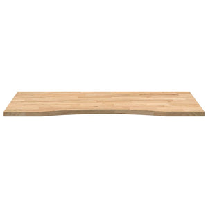 vidaXL Desk Top Untreated 100x50x2.5 cm Solid Wood Oak Rectangular