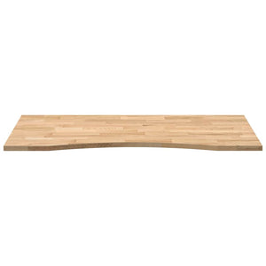 vidaXL Desk Top Untreated 120x50x2.5 cm Solid Wood Oak Rectangular