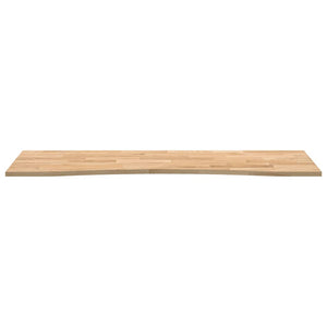 vidaXL Desk Top Untreated 160x50x2.5 cm Solid Wood Oak Rectangular