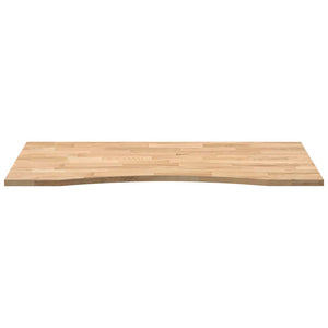 vidaXL Desk Top Untreated 120x60x2.5 cm Solid Wood Oak Rectangular