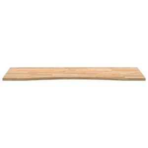 vidaXL Desk Top Untreated 140x60x2.5 cm Solid Wood Oak Rectangular