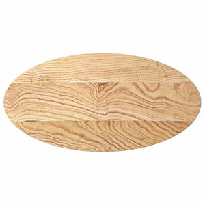 vidaXL Table Top 80x40x2 cm Solid Wood Oak Oval