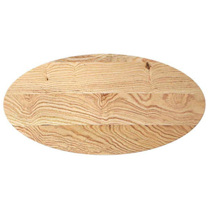 vidaXL Table Top 100x50x2 cm Solid Wood Oak Oval