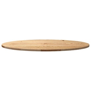 vidaXL Table Top 100x50x2 cm Solid Wood Oak Oval