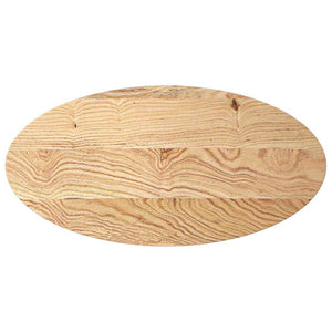 vidaXL Table Top 100x50x4 cm Solid Wood Oak Oval