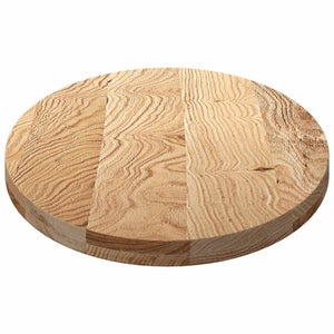 vidaXL Table Top 120x60x4 cm Solid Wood Oak Oval