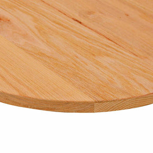 vidaXL Table Top Light Brown 80x40x2 cm Solid Wood Oak Oval