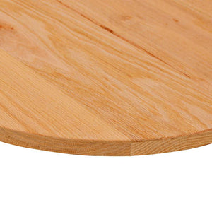 vidaXL Table Top Light Brown 140x60x2 cm Solid Wood Oak Oval