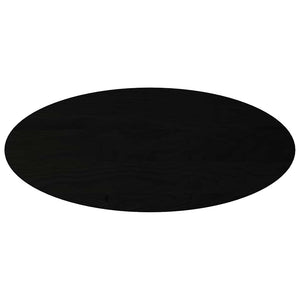 vidaXL Table Top Dark Brown 140x60x2 cm Solid Wood Oak Oval