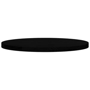 vidaXL Table Top Dark Brown 80x40x4 cm Solid Wood Oak Oval